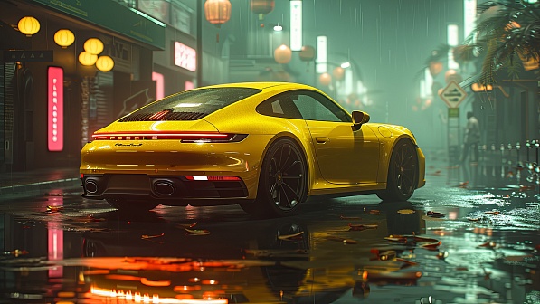Porsche car pattern