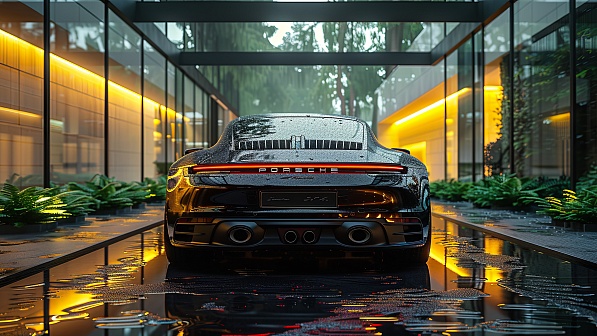 Porsche car pattern