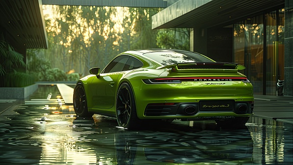 Porsche car pattern