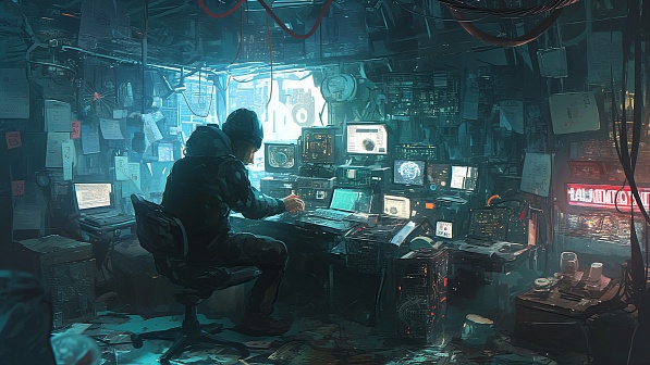 A lab with many displays pattern